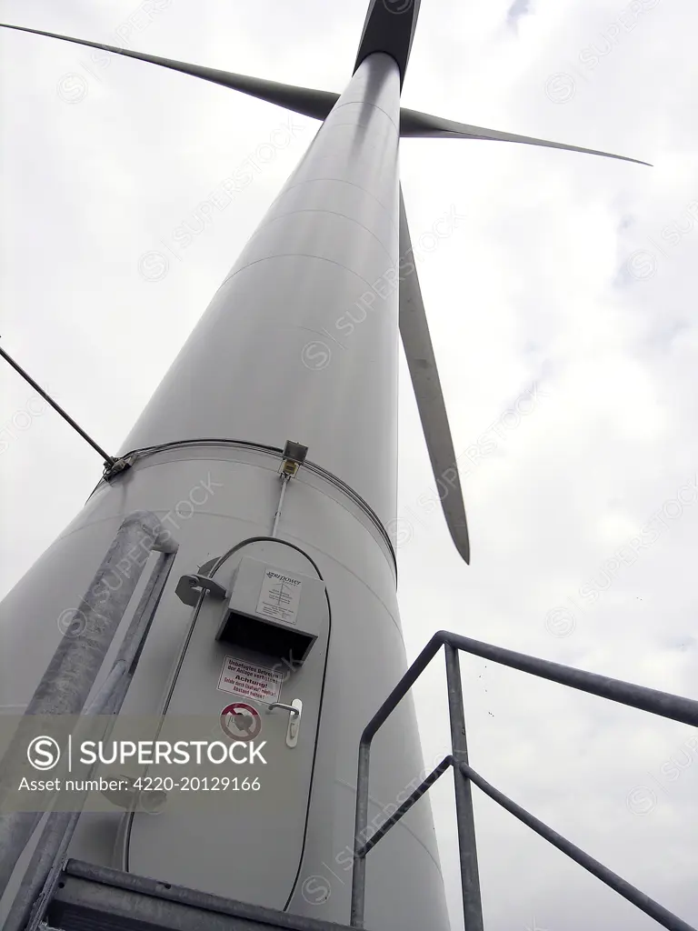 Wind Turbine. Husum - North Germany.