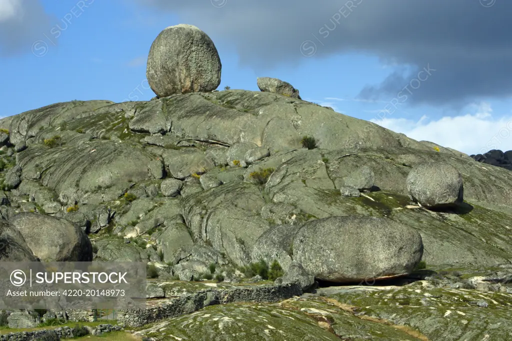 Granite Boulder Terrain - beside Valencia de Alcantara. Extremadura, Spain.