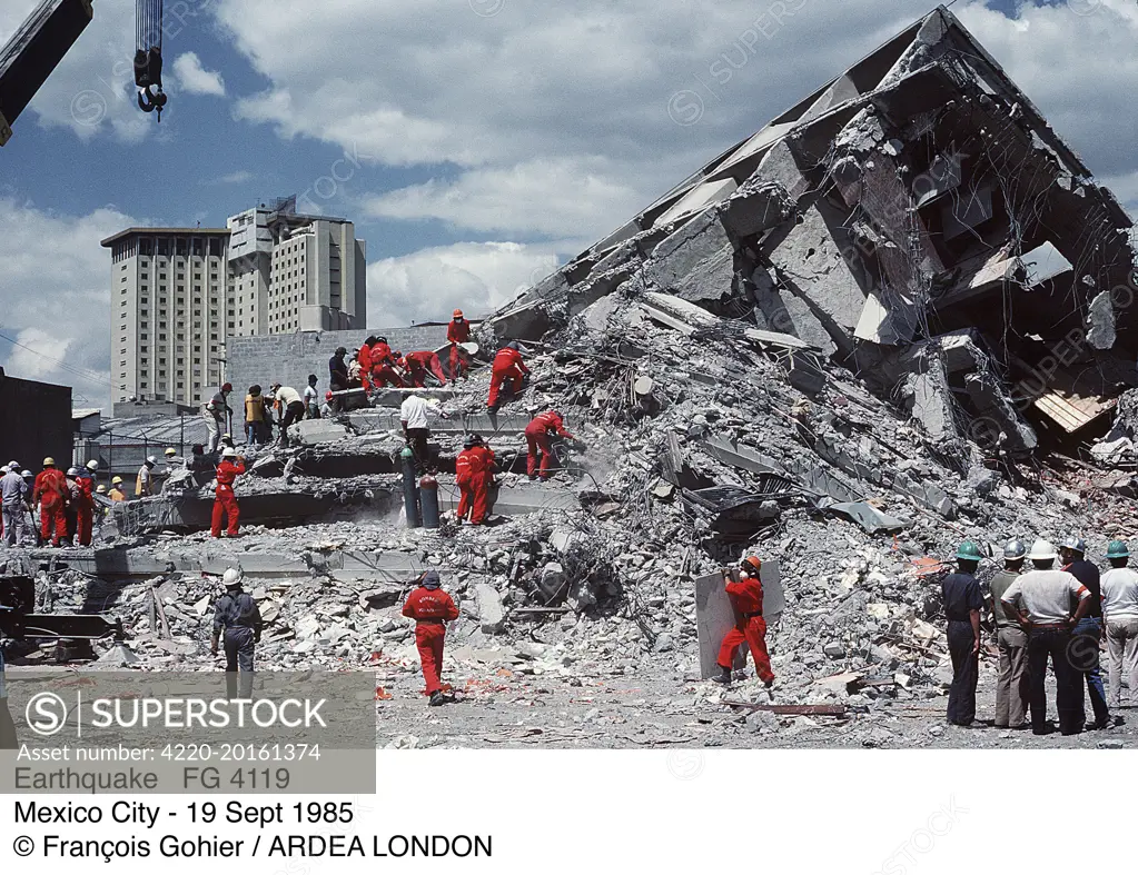 Earthquake. Mexico City - 19 Sept 1985.