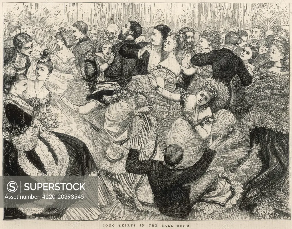 A crowded ballroom       1872