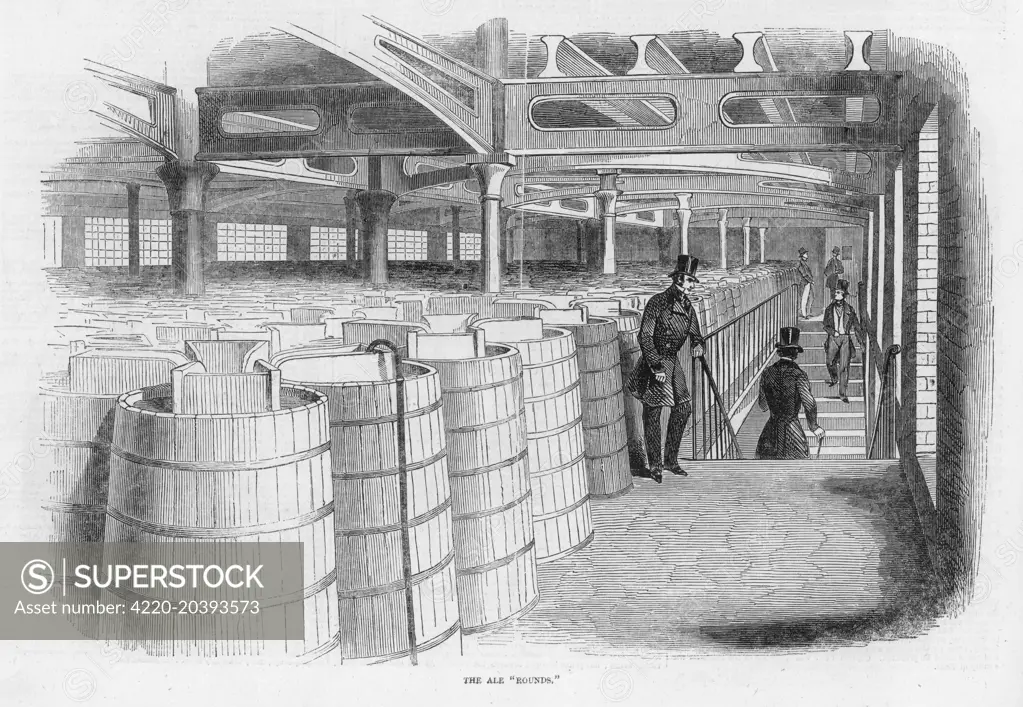 Doing the Ale rounds at  Barclay and Perkins Brewery      1847