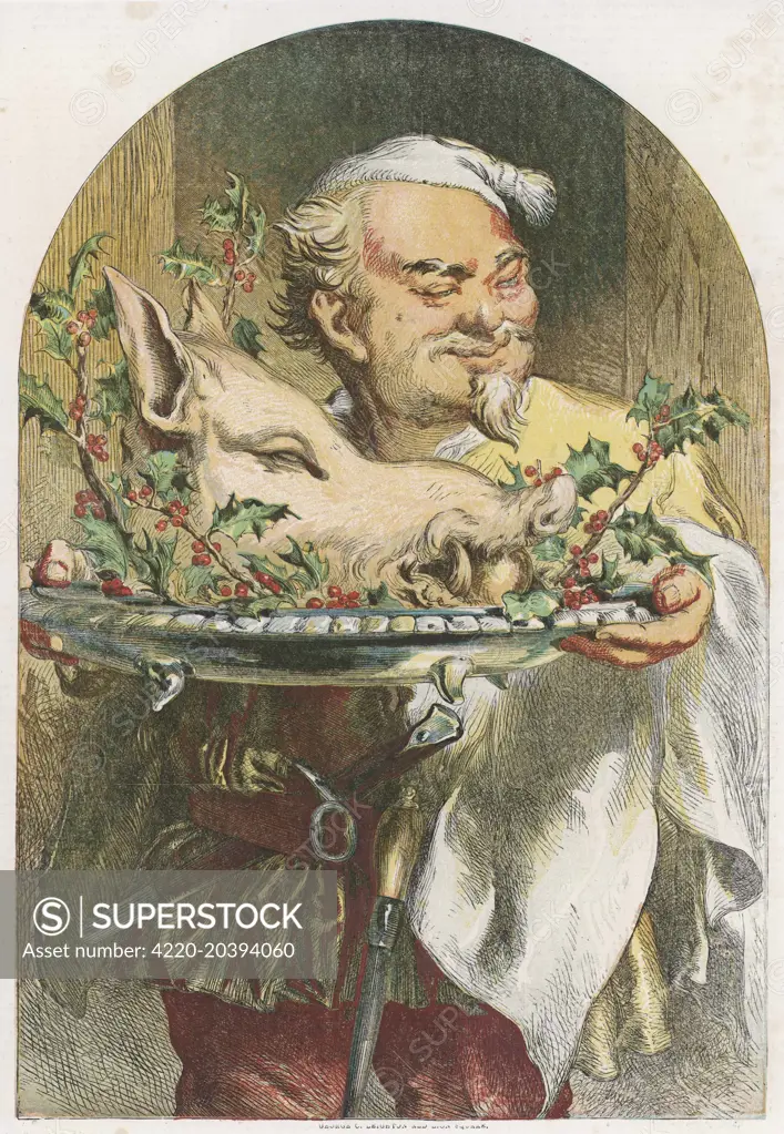The chef bears in  the Boar's Head         Date: 1855