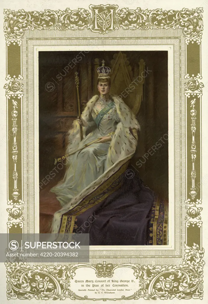 QUEEN MARY (Princess Mary of Teck) (1867 - 1953) queen of George V       Date: 