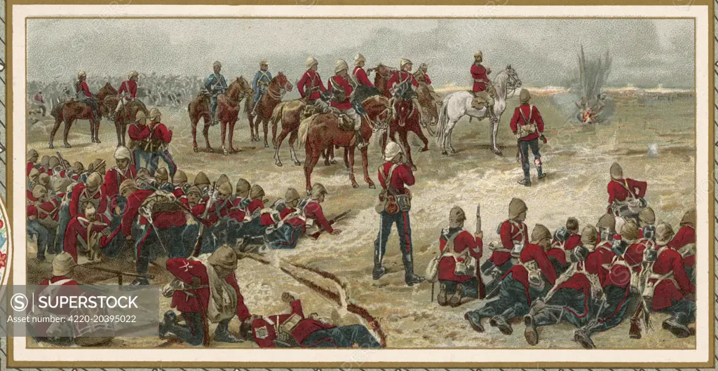 BATTLE OF TEL-EL-KEBIR Wolseley defeats Arabi Pasha's  army decisively, quashing the  revolt : henceforward Egypt  will be under British rule      Date: 13 September 1882