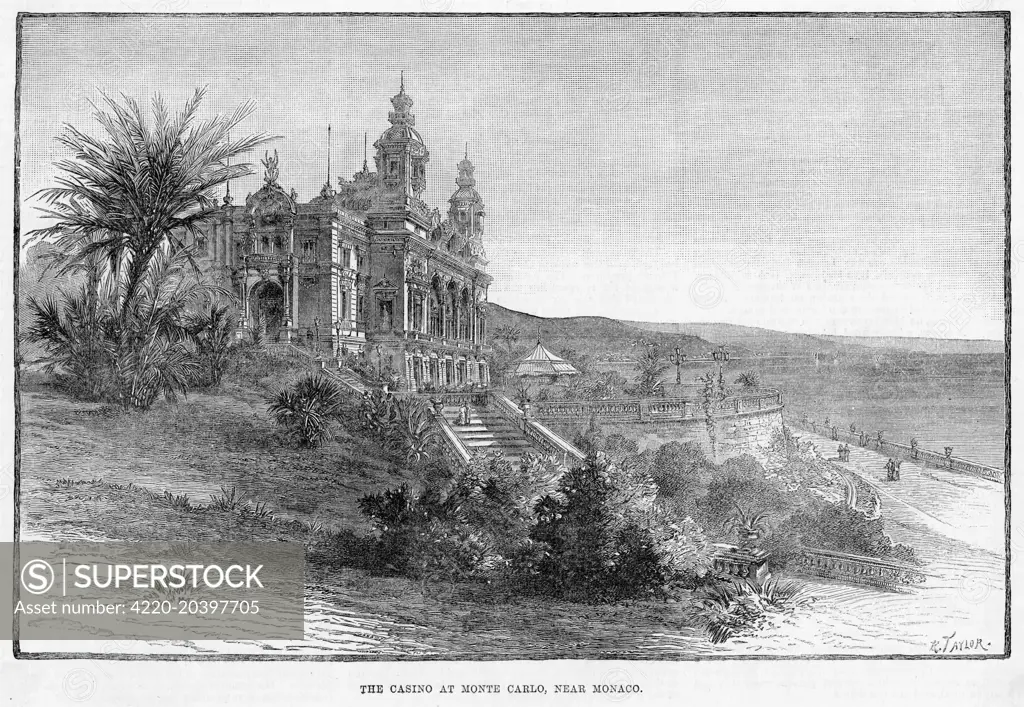Monte-Carlo : the Casino.          Date: 1884