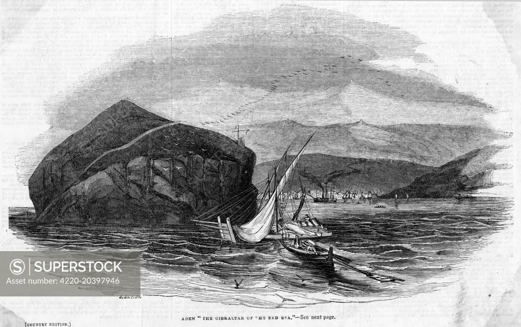  Entrance to the harbour.         Date: 1844