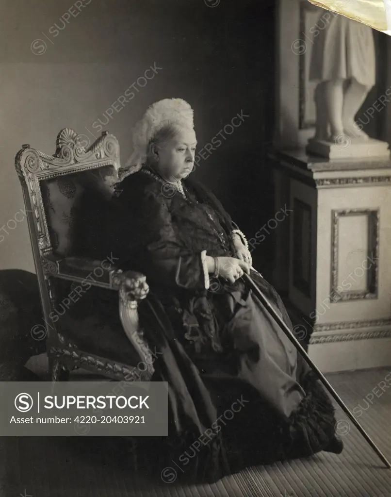 Queen Victoria (1819 - 1901) of Great Britain and Ireland and Empress of India.     Date: c.1895
