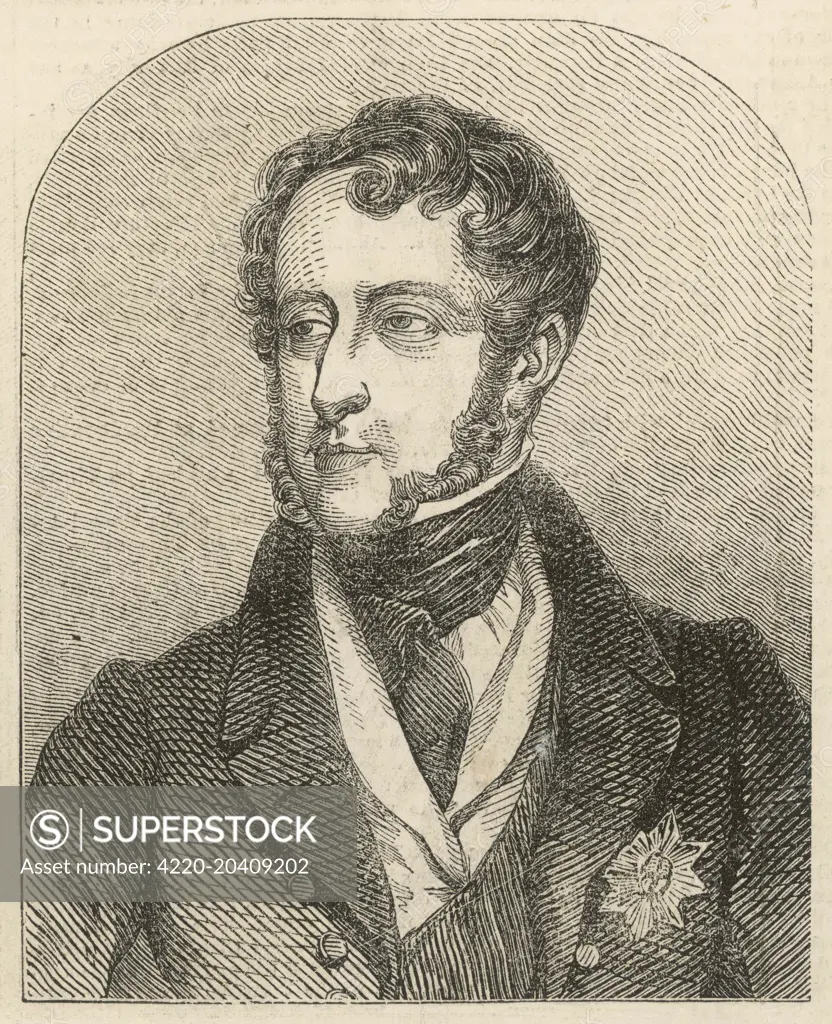 Portrait of William Cavendish, 6th Duke of Devonshire     Date: December 1843