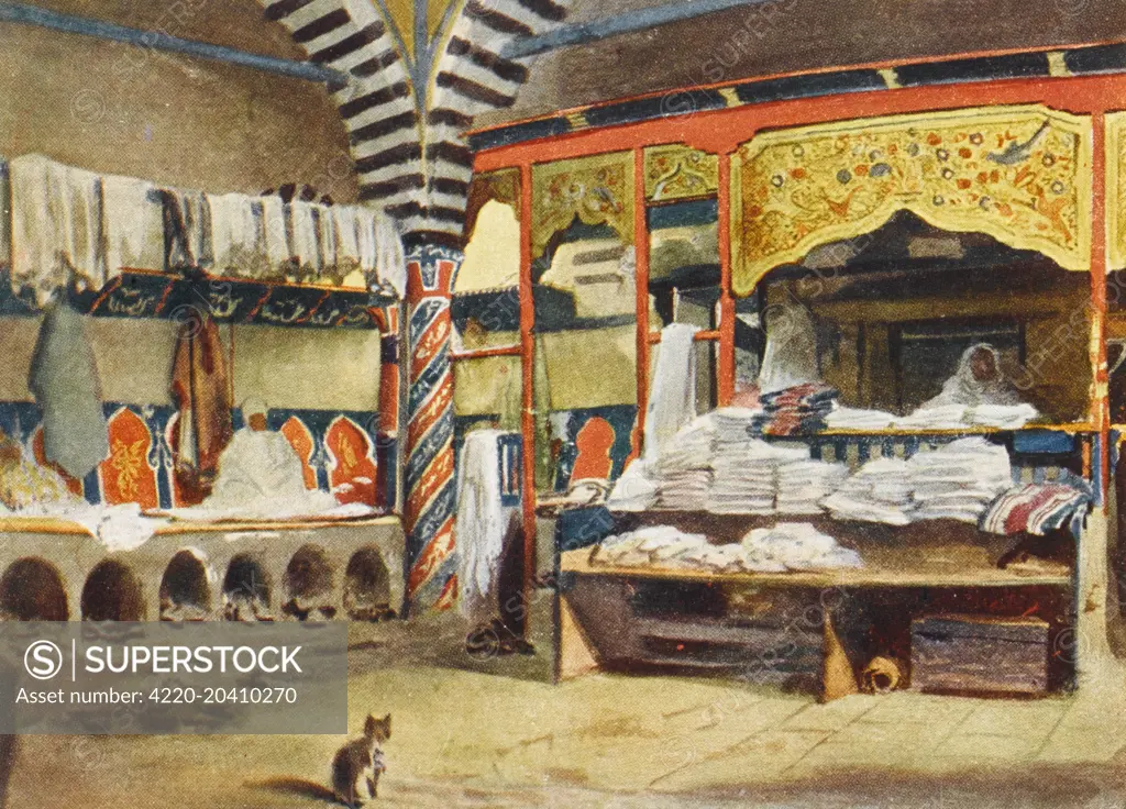 'Cabinet de Toilet' in an Arab Bath house     Date: circa 1910