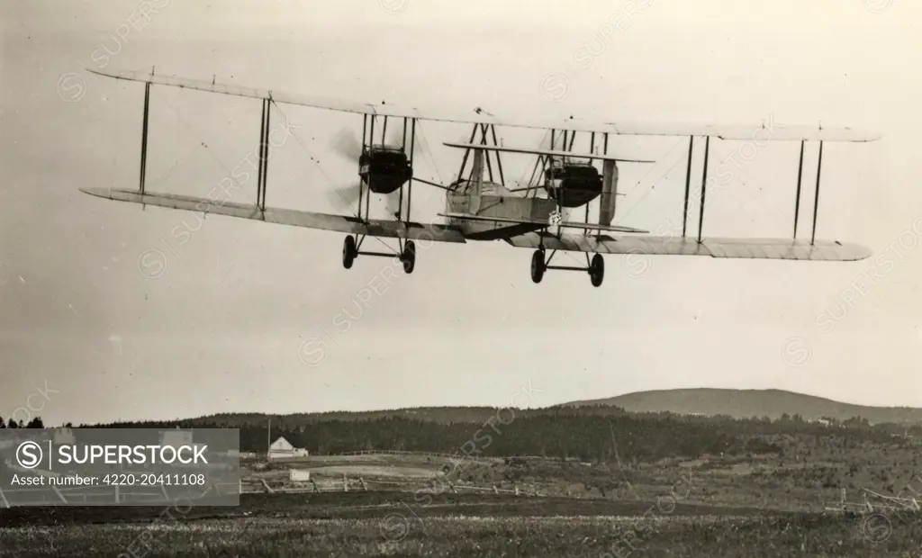 Vickers Vimy, Biplane, 1919     Date: 1919