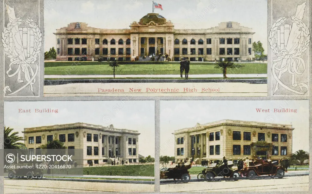 Pasadena New Polytechnic High School, California, America     Date: 1900s
