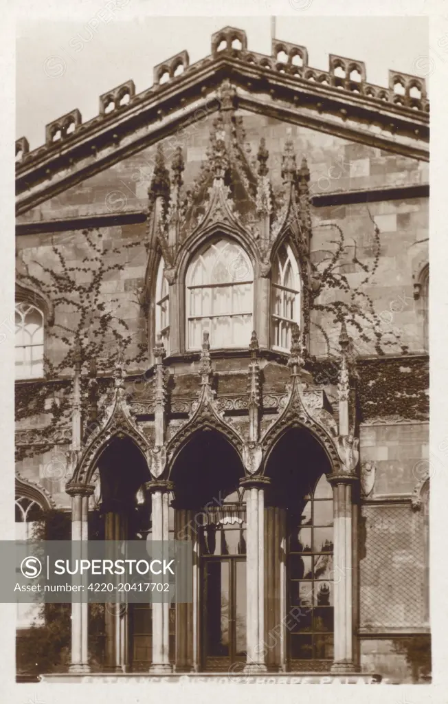 Entrance to  Bishopthorpe, York, Yorkshire, The Palace Gateway. Situated on the banks of the River Ouse, Bishopthorpe Palace is the official residence of the Archbishop of York.     Date: circa 1930s