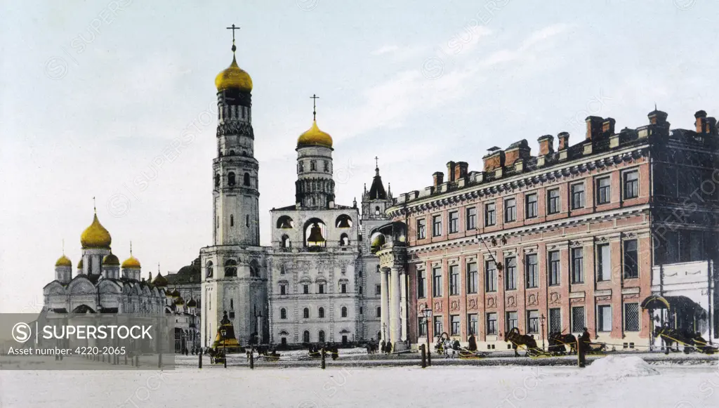 The Place Imperiale in theKremlin Date: 1908