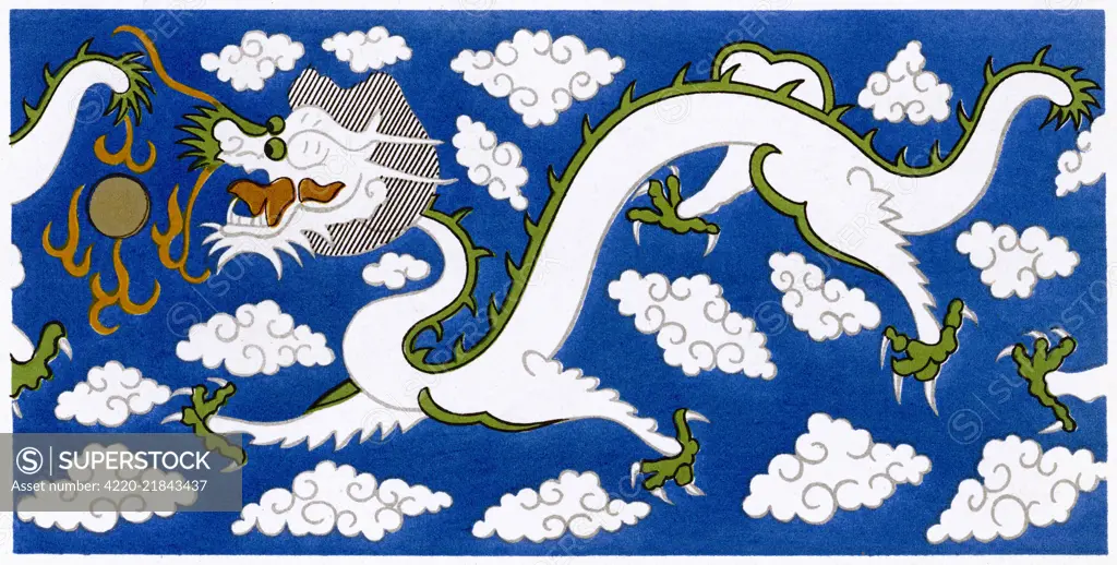 Ornamental Chinese dragon          Date: 1862