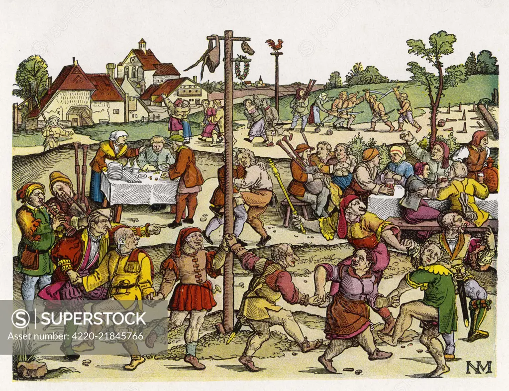  A German country fair         Date: 16th century