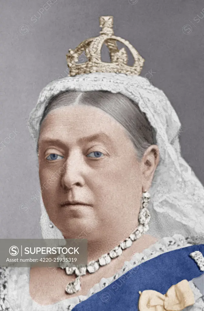 Queen Victoria (1819-1901) - as Empress of India in 1887.         Date: 1887