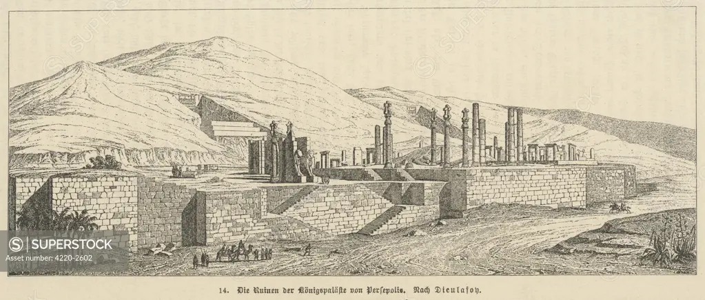 The citadel of Persepolis isone of the best preserved ofall the ancient Near Easternarchaeological sites, and oneof the first to be recognisedby European visitors. Date: 1902