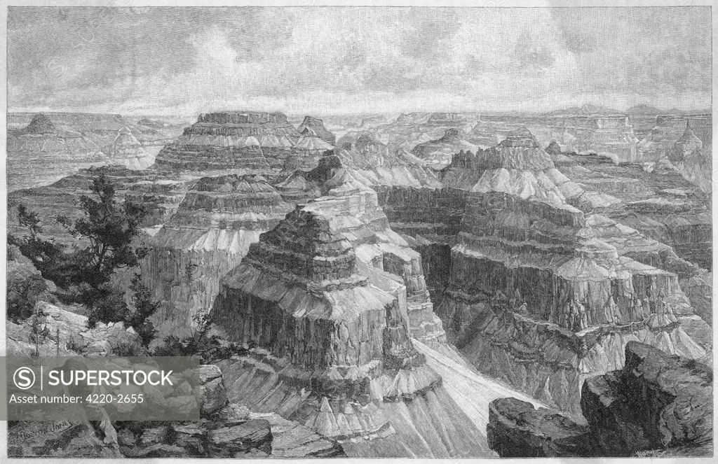 The Grand Canyon viewed frompoint Sublime Date: 1891