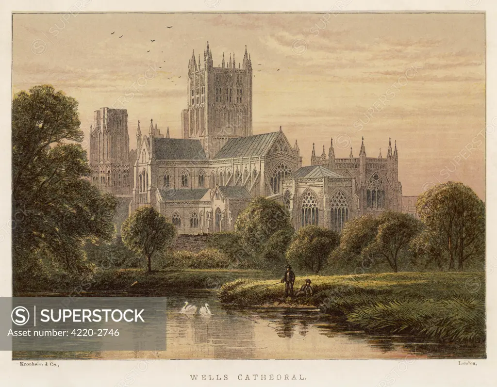 Wells Cathedral, SomersetDate: 1871