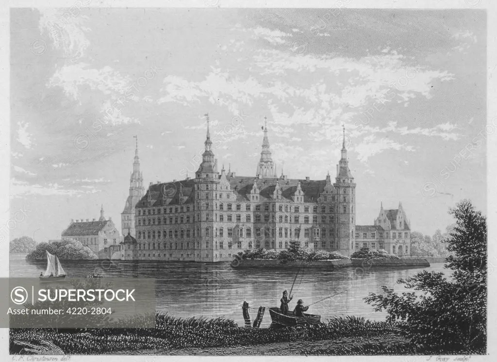 Frederiksborg Slot Date: circa 1850