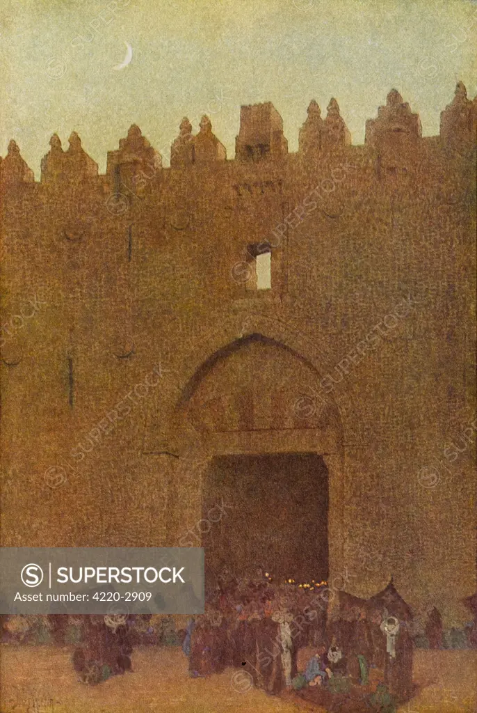 Jerusalem:the Damascus GateDate: 1910