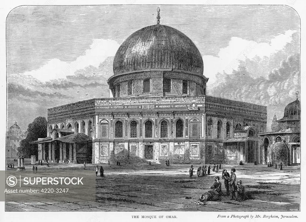 also known as the Dome of theRock. Date: 1880
