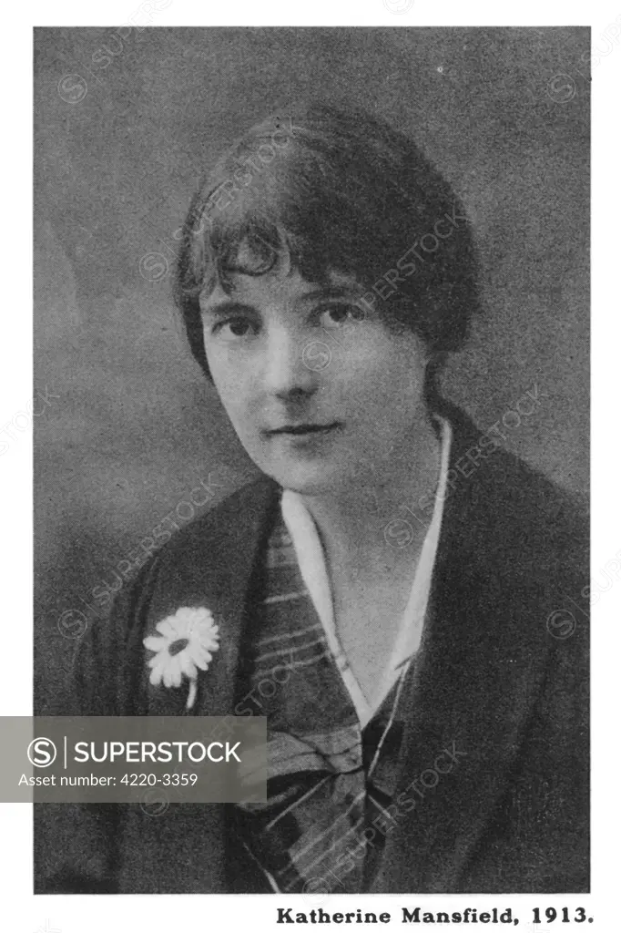 KATHERINE MANSFIELD  New Zealand writer, known for  her short stories ; married  Middleton Murry, became a  follower of Gurdjieff.     Date: 1890 - 1923