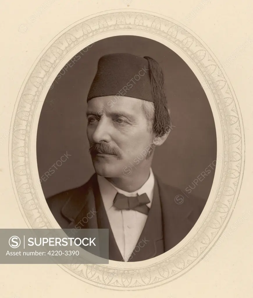 WILLIAM GIFFORD PALGRAVE -  Traveller and writer (and son  of Palgrave, compiler of the  Golden Treasury).      Date: 1826 - 1888