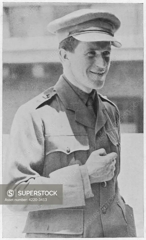 British archaeologist, soldier, intelligence officer and writer, Thomas Edward Lawrence (1888-1935), known as Lawrence of Arabia. Seen here in uniform in the RAF.