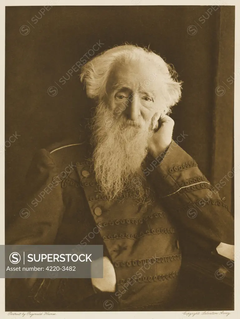 GENERAL WILLIAM BOOTH  English religious leader and  founder of Salvation Army  Photographed circa 1911     Date: 1829 - 1912