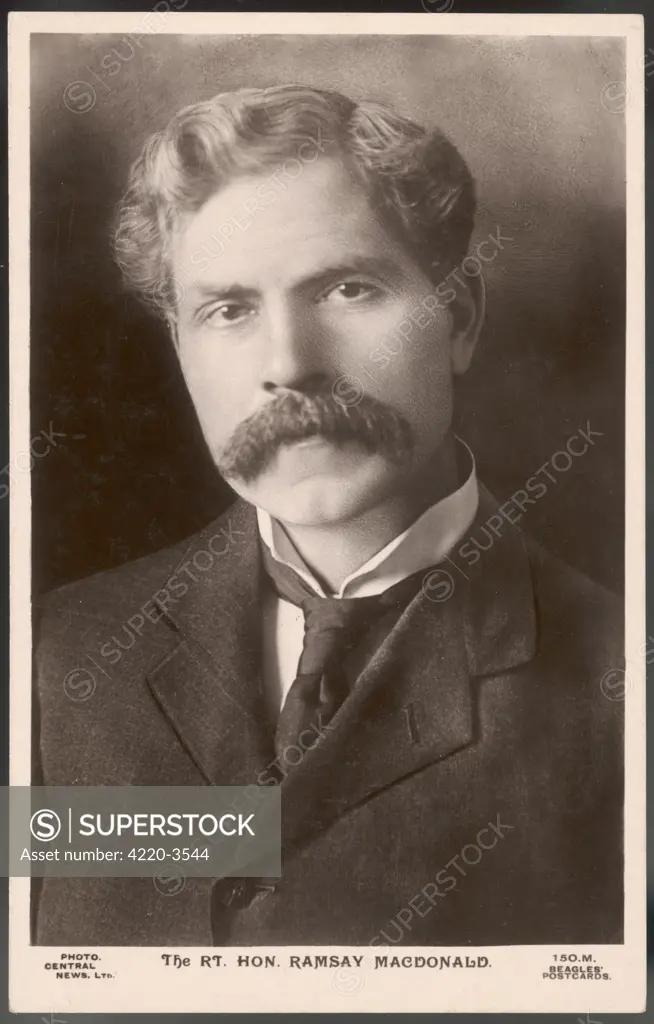 JAMES RAMSAY MACDONALD  British politician  (Labour party)       Date: 1866 - 1937