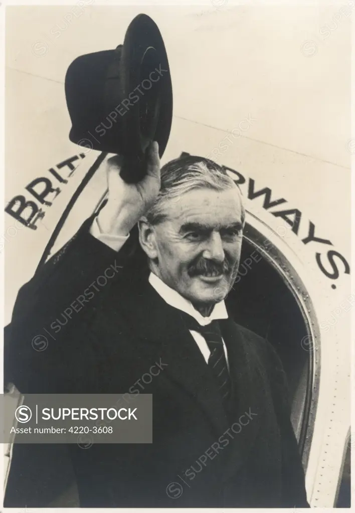 British Prime Minister, Neville Chamberlain (1869-1940)
