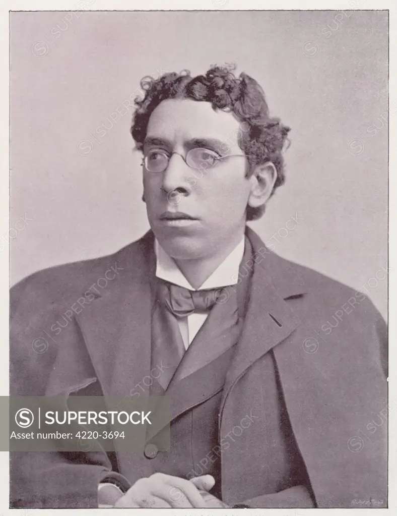 ISRAEL ZANGWILL  English playwright and  novelist, with a special  interest in Jewish themes      Date: 1864 - 1926