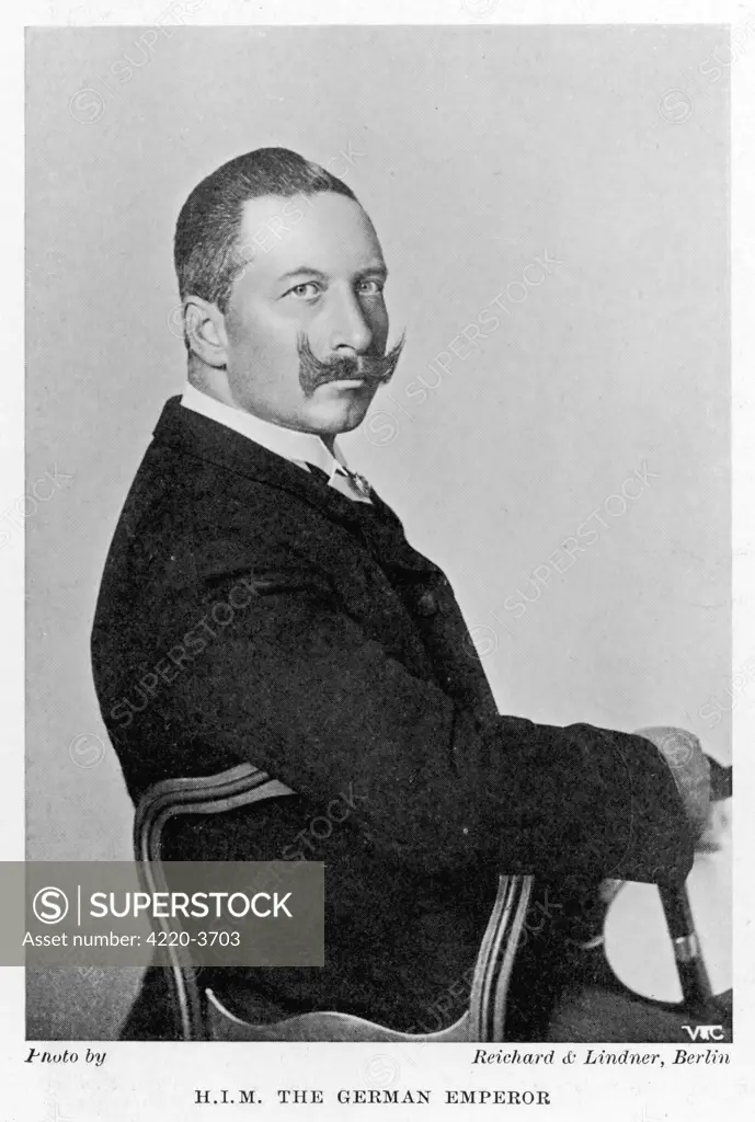 WILHELM II GERMAN ROYALTY  German Emperor in 1902        Date: 1859 - 1941