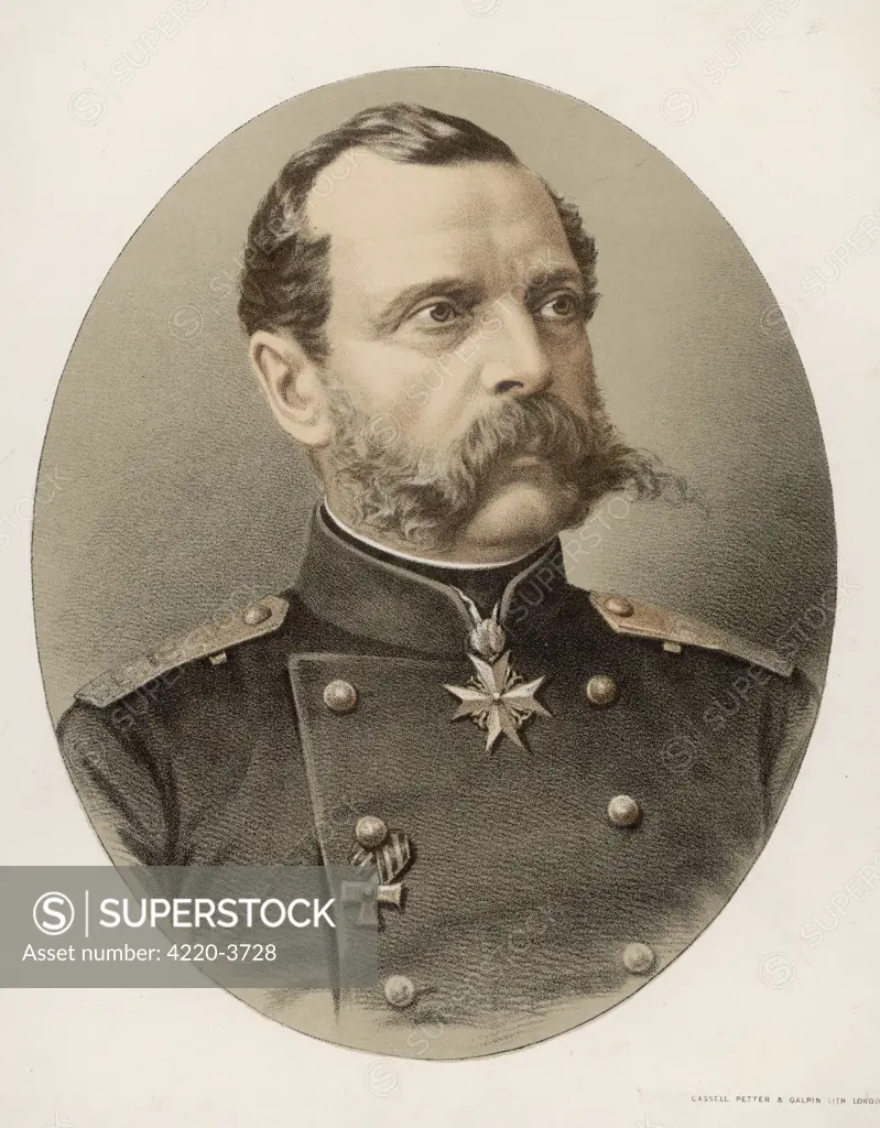 TSAR ALEXANDER II  Tsar of Russia (1855-81)       Date: 1818 - 1881