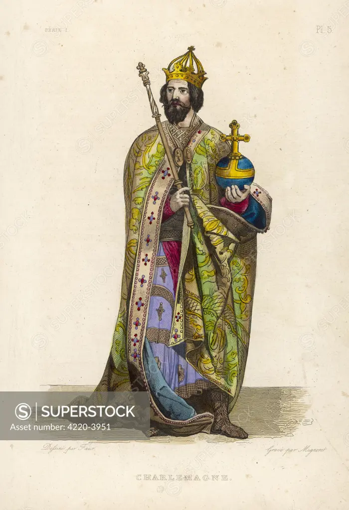 Charlemagne (Carolus Magnus. Karolus Magnus, Charles the Great), King of the Franks