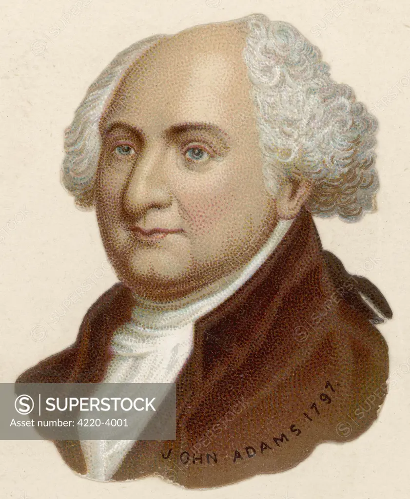 JOHN ADAMS  U.S. President 1797-1801