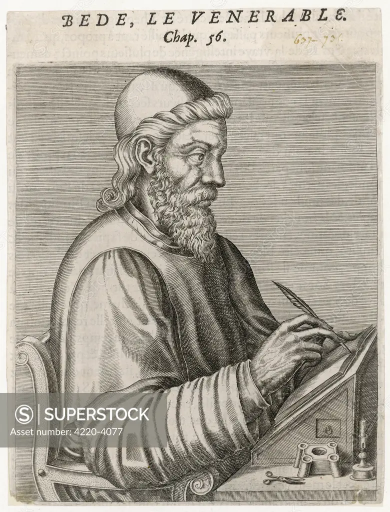 THE VENERABLE BEDE  Anglo-Saxon scholar, historian  and theologian