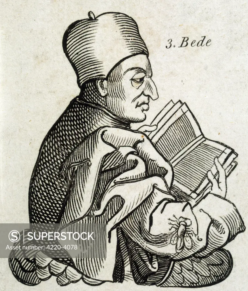 SAINT BEDE THE VENERABLE  Anglo-saxon scholar, historian  and theologian