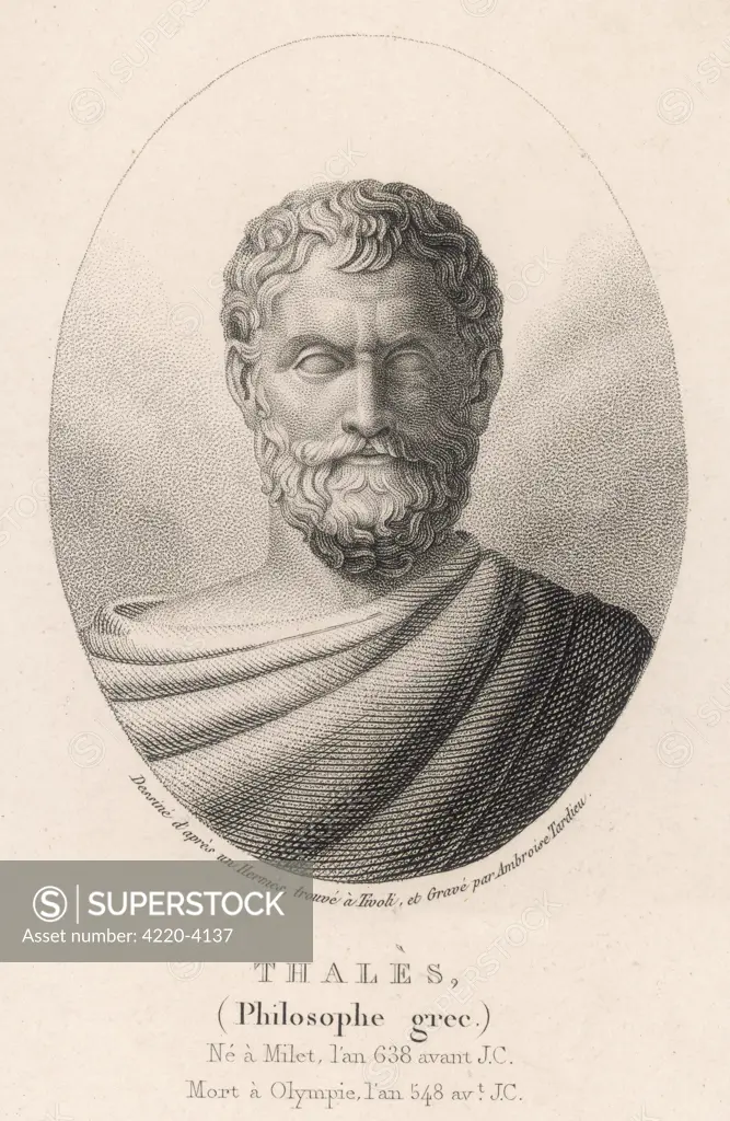 THALES OF MILETUS  Greek philosopher and  scientist