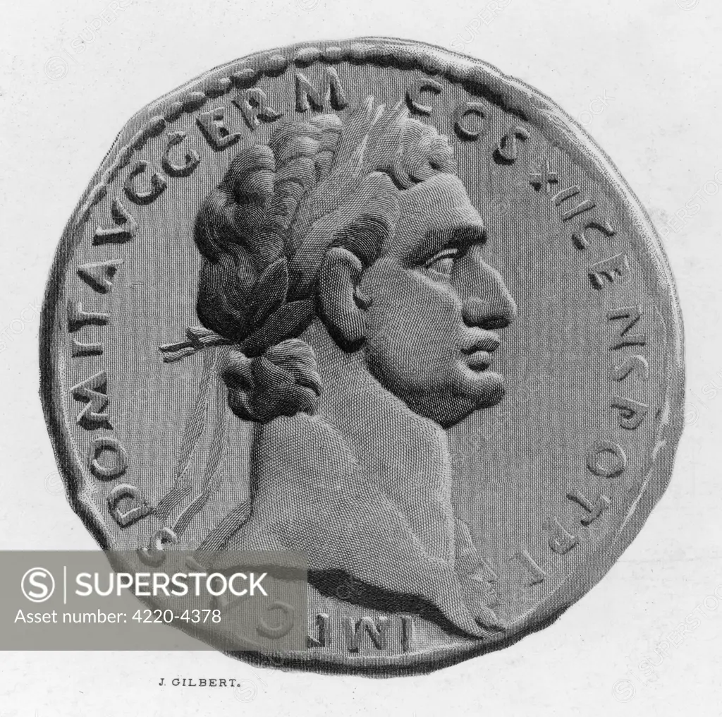 Titus Flavius DOMITIANUS, Roman emperor  assassinated