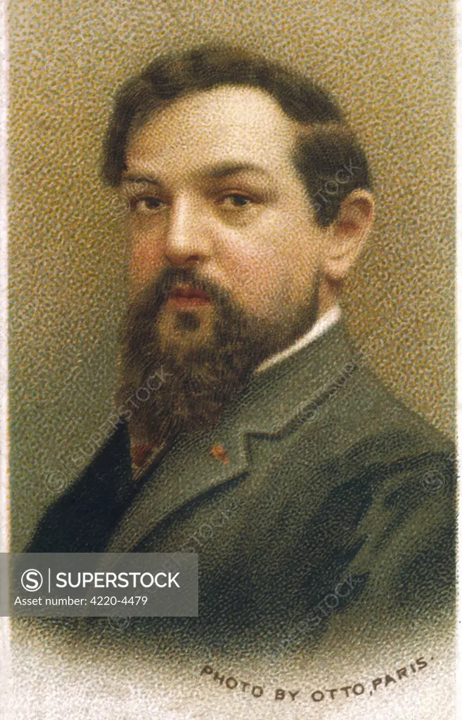 CLAUDE DEBUSSY  French composer.