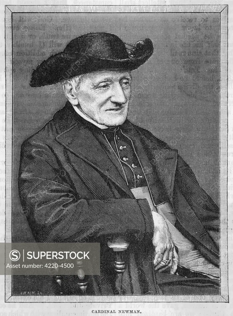 JOHN HENRY NEWMAN  the Roman Catholic Cardinal in  old age