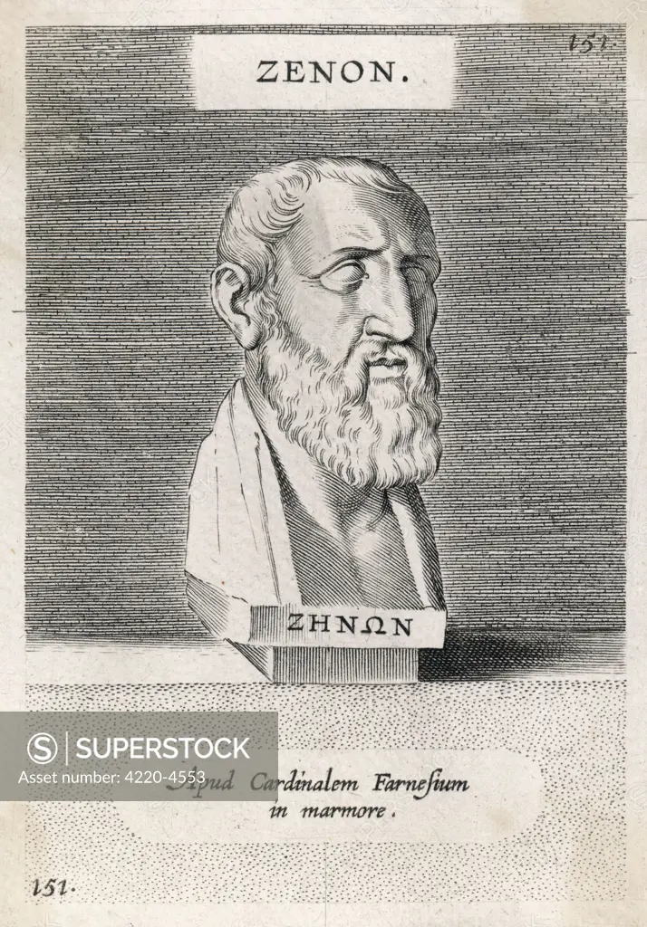 ZENO of Citium  Greek philosopher; founder of the Stoic school