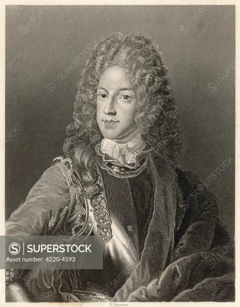 THE OLD PRETENDER James Francis Edward Stuart,  father of Charles Edward Stuart  (The Young Pretender); The Knight of Saint George.
