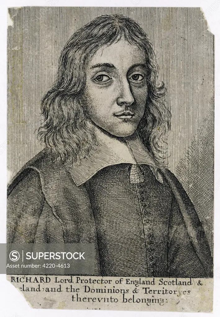 RICHARD CROMWELL Lord Protector  Son of Oliver Cromwell