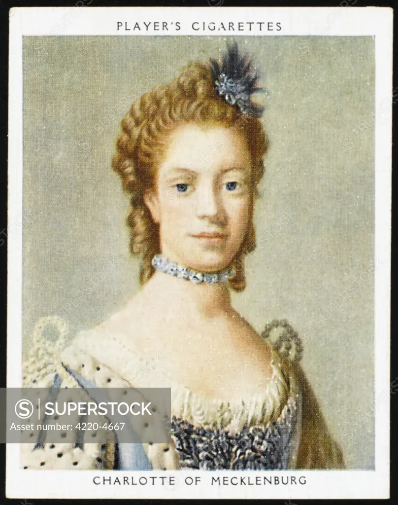 CHARLOTTE OF MECKLENBURG  Queen to George III