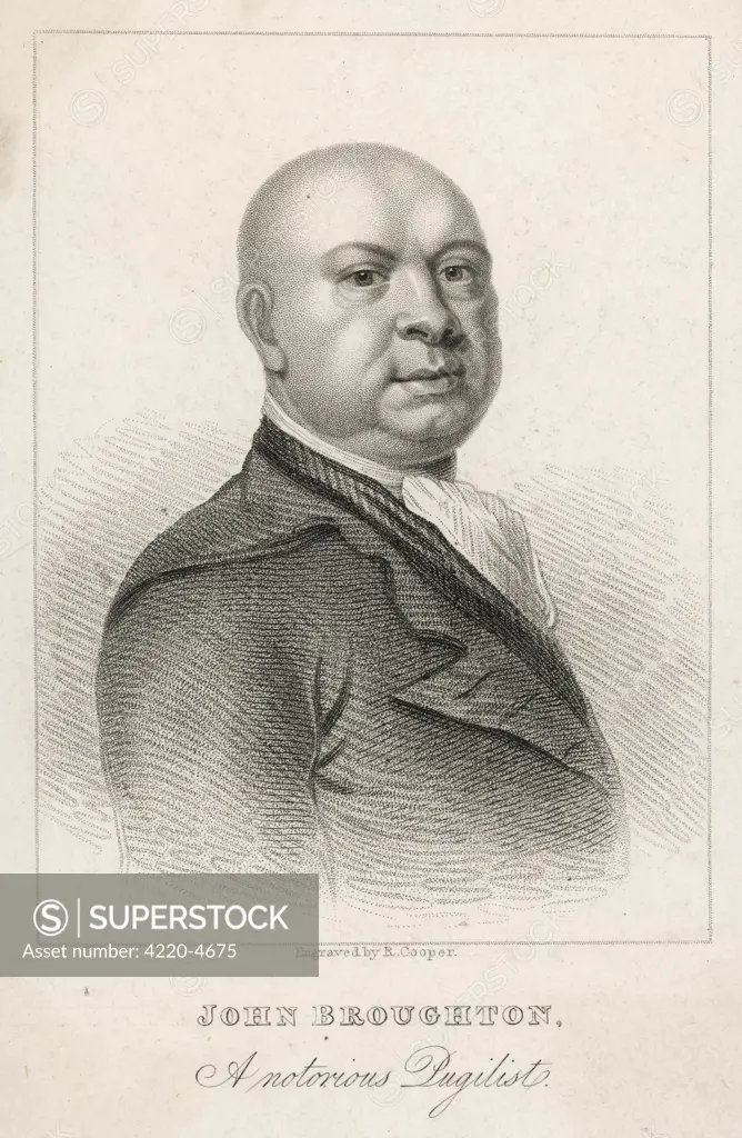 English boxer; third  heavyweight champion of  England ( - 1750); operated a  boxing school and arena,  London (1742-89); invented  boxing rules and gloves.