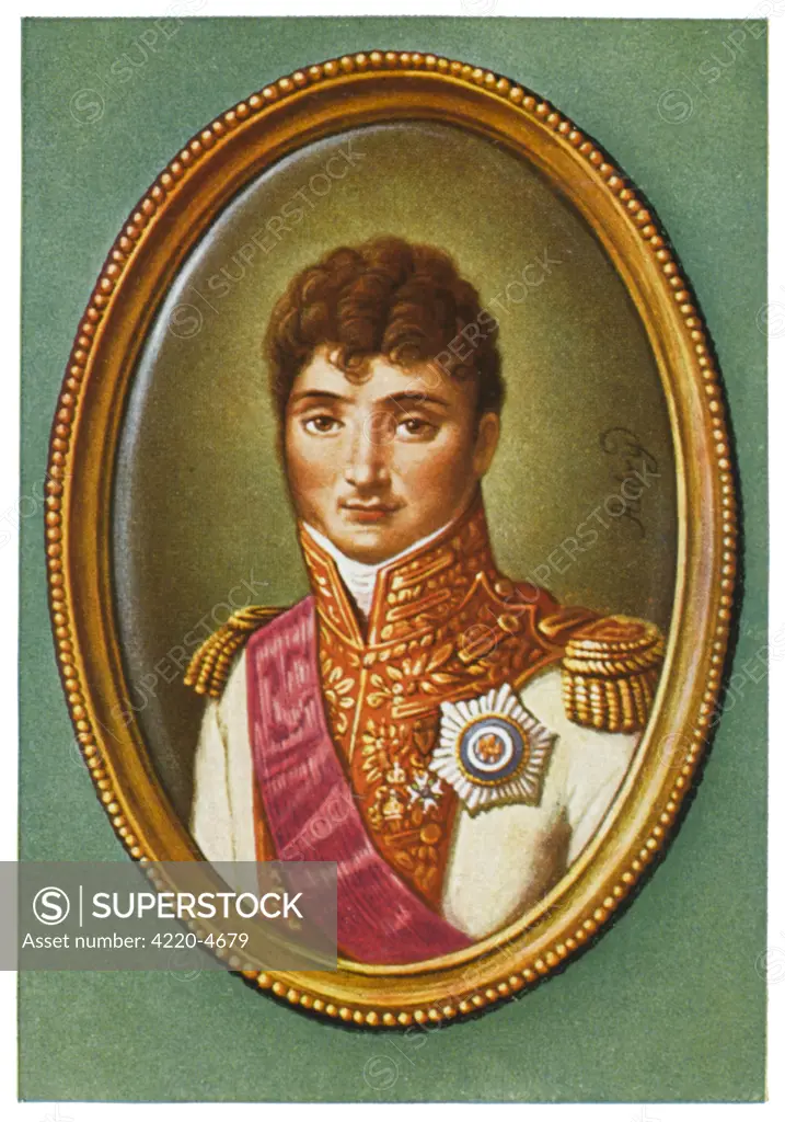 JEROME BONAPARTE  Youngest brother of Napoleon I  and King of Westphalia