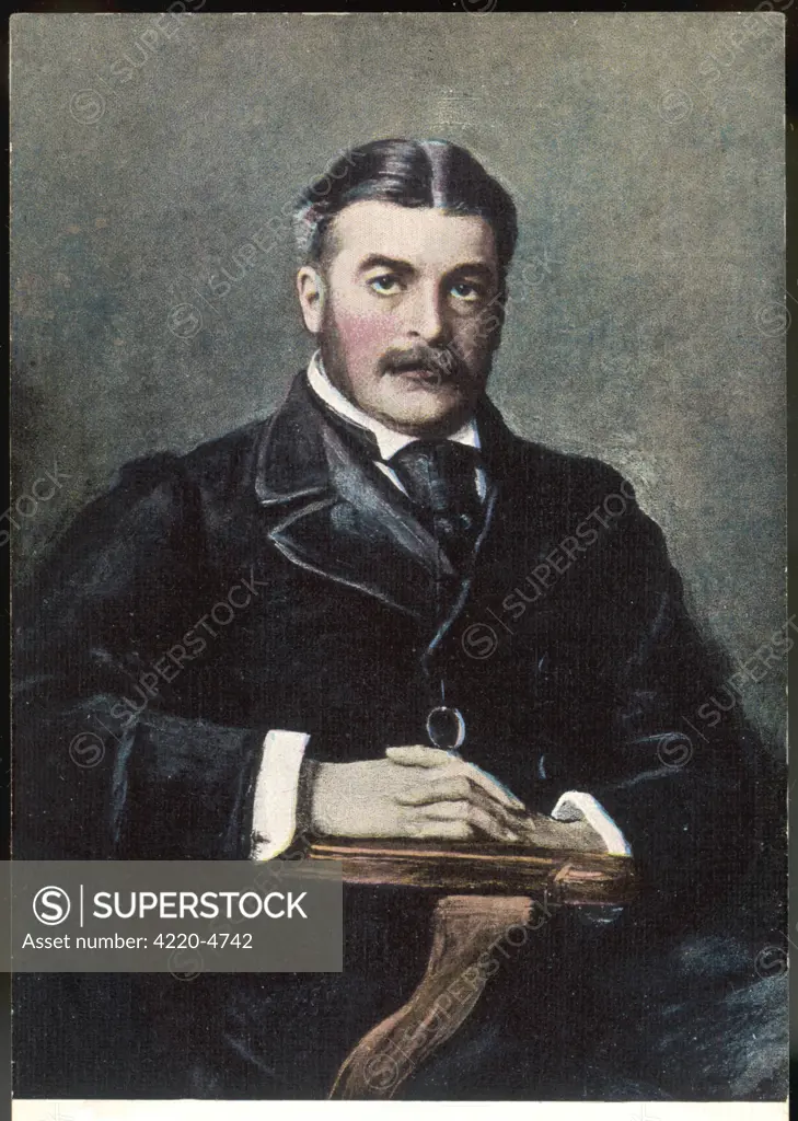 SIR ARTHUR SULLIVAN  Musician, noted for his  collaboration with Gilbert  on a series of operettas